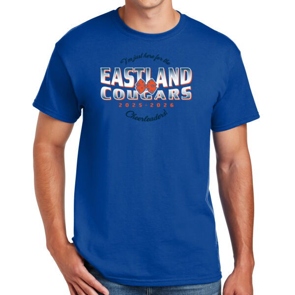 Eastland Cheer Logo 1 - DryBlend ® 50 Cotton/50 Poly T Shirt Thumbnail