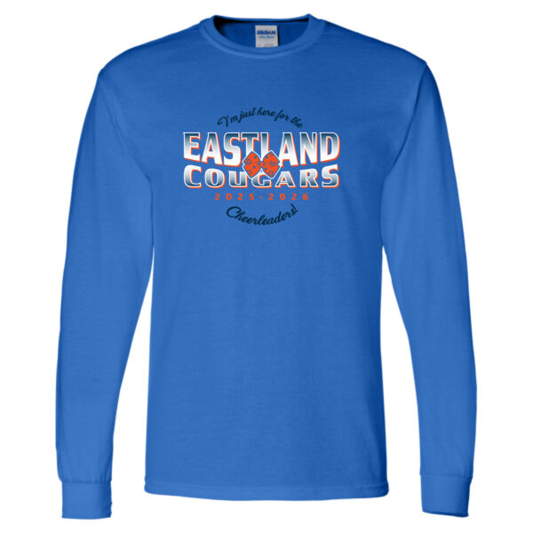 Eastland Cheer Logo 1 - DryBlend® 50/50 Long Sleeve T-Shirt Thumbnail