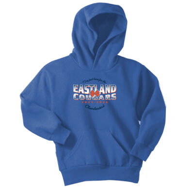 Eastland Cheer Logo 1 - Youth Core Fleece Pullover Hooded Sweatshirt Thumbnail