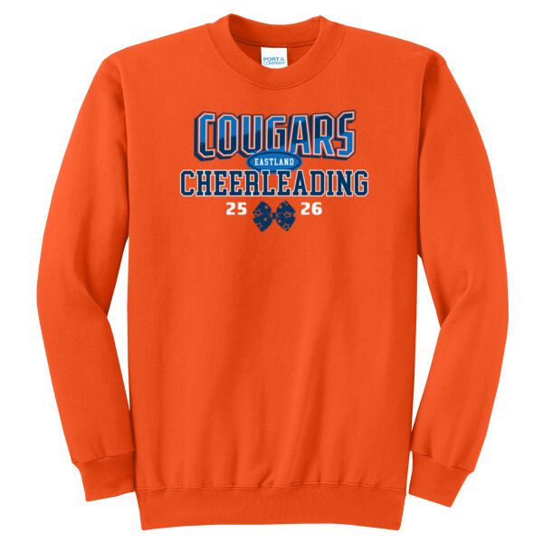 Eastland Cheer Logo 2 - Core Fleece Crewneck Sweatshirt Thumbnail
